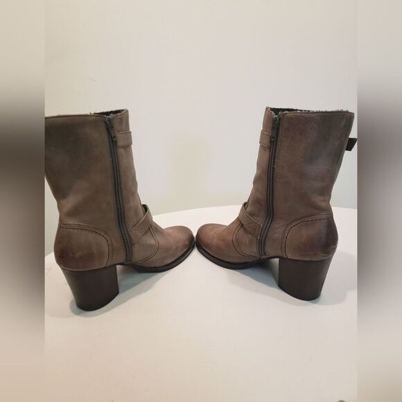 Crown Vintage Leather Boots Size 7.5 - Picture 6 of 9